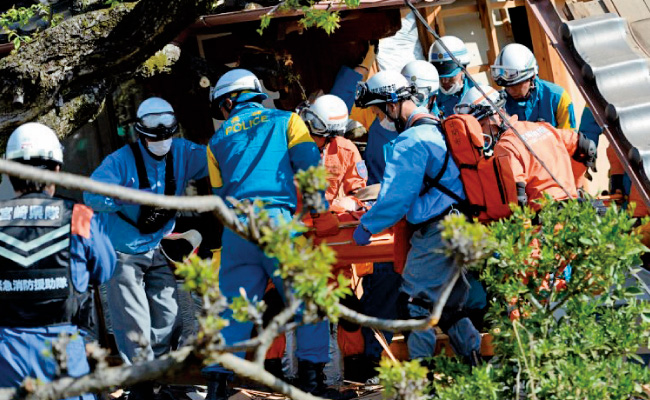 緊急消防援助隊応援部隊の活動