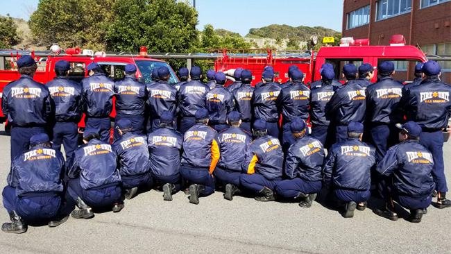 千葉県銚子市 千葉科学大学 学生消防隊