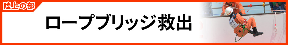 ロープブリッジ救出