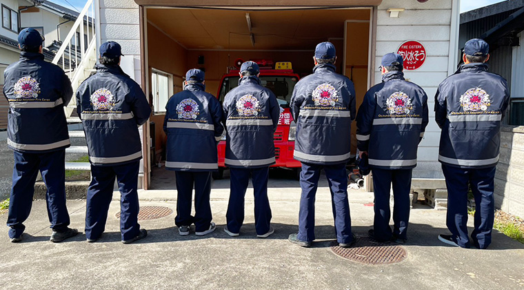 長野県千曲市　千曲市消防団第8分団柏王班